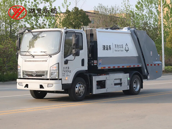 比亚迪T6纯电动6方压缩式垃圾车