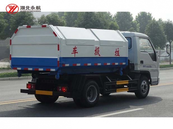 福田小卡之星3钩臂垃圾车
