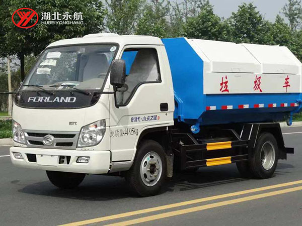 福田小卡之星3钩臂垃圾车