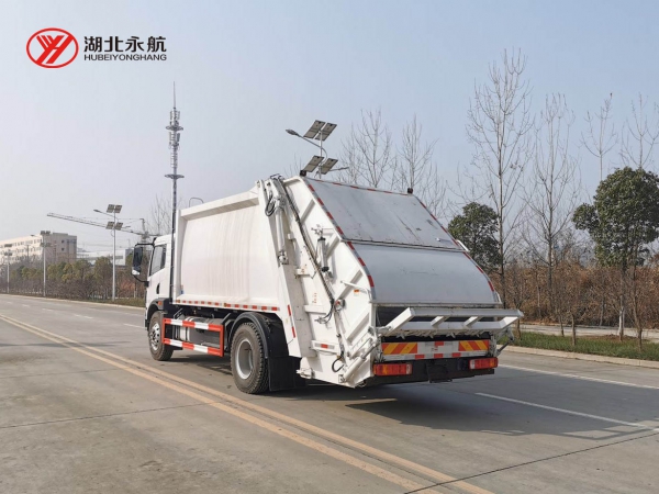 解放龙V 12方压缩式垃圾车
