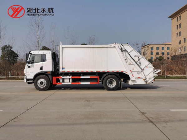 解放龙V 12方压缩式垃圾车