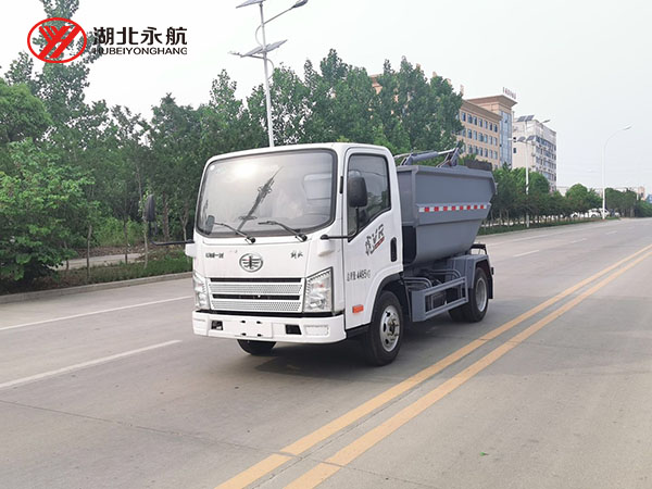 一汽解放虎V高位自装卸式垃圾车