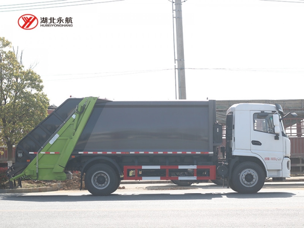 陕汽轩德翼六单桥14方压缩式垃圾车