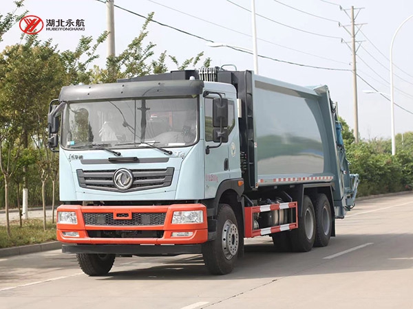 东风华神T5后双桥18方压缩式垃圾车