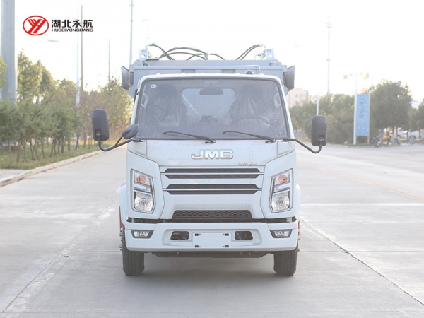 江铃顺达高位自装卸式垃圾车