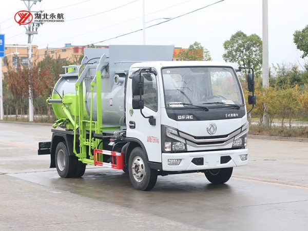 东风小多利卡D6餐厨垃圾车(圆罐)