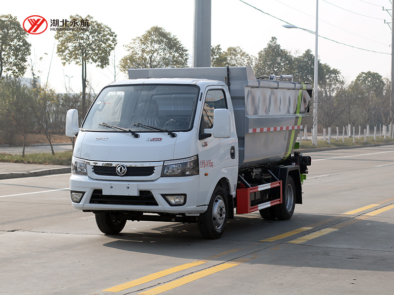 东风途逸高位自装卸式垃圾车