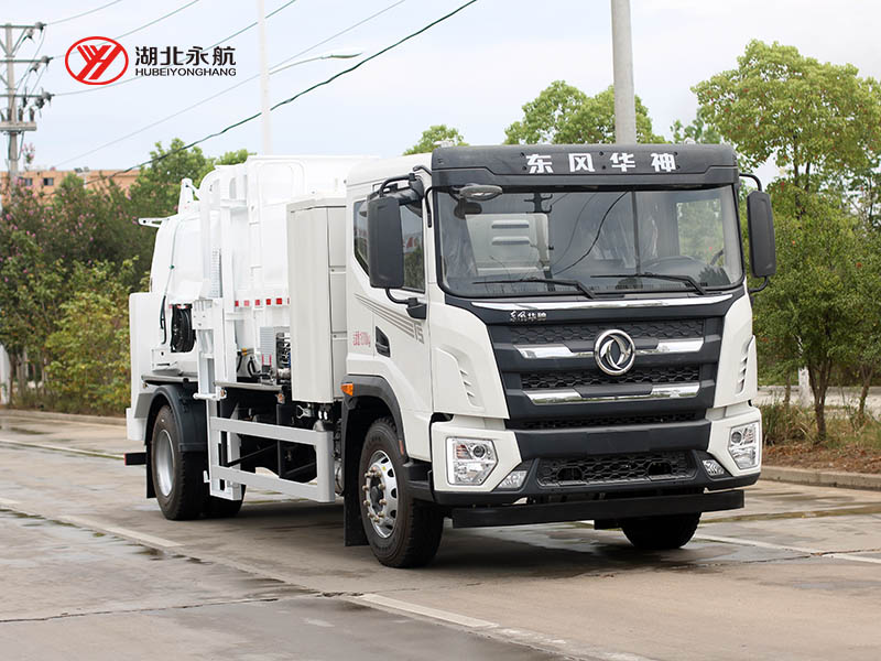 东风华神18吨纯电动餐厨垃圾车