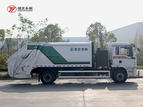 陕汽德龙纯电动12方压缩式垃圾车