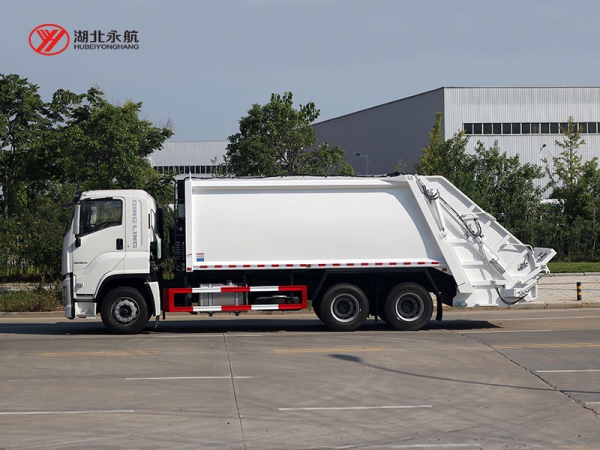 庆铃五十铃巨咖21方压缩垃圾车