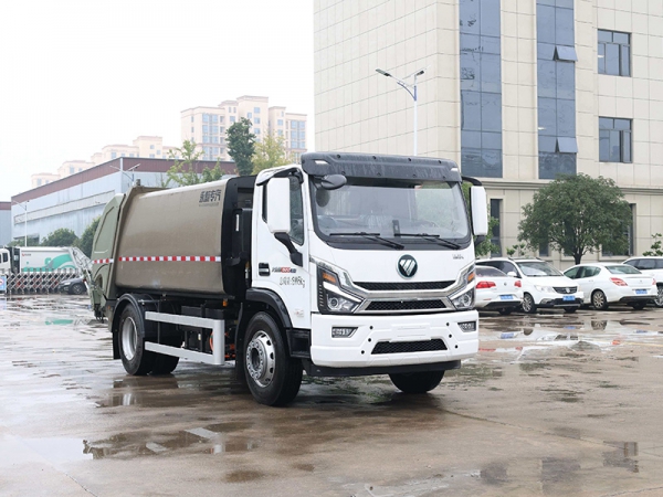 福田瑞沃纯电动压缩垃圾车
