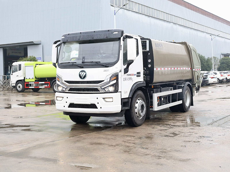 福田瑞沃纯电动压缩垃圾车